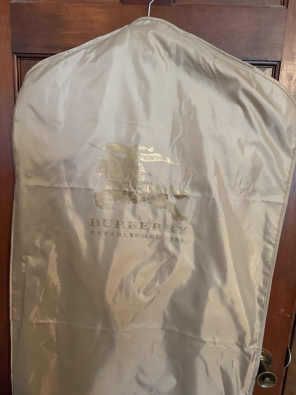 Burberry Trench Coat Honey Color Sandringham Size US 4 UK 6 Nova check lining. - Picture 2 of 8